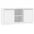 Produktbild 2 för TV-bänk vit 102x37,5x52,5 cm spånskiva 