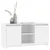 Produktbild 6 för TV-bänk vit 102x37,5x52,5 cm spånskiva 