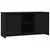 Produktbild 2 för TV-bänk svart 102x37,5x52,5 cm spånskiva 