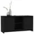 Produktbild 6 för TV-bänk svart 102x37,5x52,5 cm spånskiva 