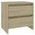 Produktbild 3 för Sängbord 2 st sonoma-ek 45x34,5x44,5 cm konstruerat trä