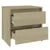 Produktbild 5 för Sängbord 2 st sonoma-ek 45x34,5x44,5 cm konstruerat trä