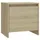 Sängbord sonoma-ek 45x34x44,5 cm spånskiva 