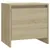 Produktbild 2 för Sängbord sonoma-ek 45x34x44,5 cm spånskiva 