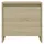 Sängbord sonoma-ek 45x34x44,5 cm spånskiva 