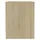 Sängbord sonoma-ek 45x34x44,5 cm spånskiva 