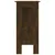 Produktbild 4 för Barbord med hylla rökig ek 102x50x103,5 cm konstruerat trä