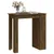 Produktbild 4 för Barbord med förvaringshyllor rökig ek 102x50x103,5 cm spånskiva