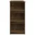 Produktbild 6 för Barbord med förvaringshyllor rökig ek 102x50x103,5 cm spånskiva