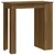 Produktbild 2 för Barbord med förvaringshyllor brun ek 102x50x103,5 cm spånskiva