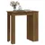 Produktbild 4 för Barbord med förvaringshyllor brun ek 102x50x103,5 cm spånskiva