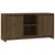 Produktbild 2 för TV-bänk brun ek 102x37,5x52,5 cm spånskiva 