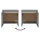 Sängbord 2 st grå sonoma 45x34,5x44,5 cm spånskiva