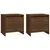 Produktbild 2 för Sängbord 2 st brun ek 45x34x44,5 cm spånskiva