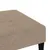 Produktbild 5 för Pall taupe mikrofibertyg