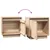 Produktbild 7 för Sängbord 2 st 40x30x40 cm massiv furu 