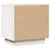 Produktbild 7 för Sängbord vit 40x30x40 cm massiv furu 