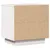 Produktbild 6 för Sängbord 2 st vit 40x30x40 cm massiv furu 