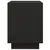 Produktbild 5 för Sängbord 2 st svart 40x30x40 cm massiv furu 