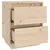 Produktbild 8 för Sängbord 2 st 40x35x50 cm massiv furu 