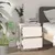 Produktbild 4 för Sängbord 2 st vit 40x35x50 cm massiv furu 