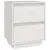 Produktbild 6 för Sängbord 2 st vit 40x35x50 cm massiv furu 
