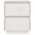 Produktbild 7 för Sängbord 2 st vit 40x35x50 cm massiv furu 