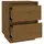 Sängbord 2 st honungsbrun 40x35x50 cm massiv furu 
