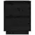 Produktbild 7 för Sängbord 2 st svart 40x35x50 cm massiv furu 