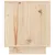 Produktbild 7 för Sängbord 2 st 40x34x40 cm massiv furu 