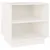 Produktbild 2 för Sängbord vit 40x34x40 cm massiv furu 