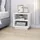 Sängbord 2 st vit 40x34x40 cm massiv furu 