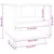 Produktbild 9 för Sängbord 2 st vit 40x34x40 cm massiv furu 