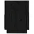 Produktbild 6 för TV-bänk svart 140x37x50 cm massiv furu