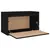 Produktbild 6 för Väggskåp 60x30x35 cm massiv furu svart