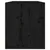 Produktbild 7 för Väggskåp 60x30x35 cm massiv furu svart