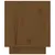 Produktbild 7 för Sängbord 2 st honungsbrun 40x34x40 cm massiv furu 