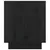 Produktbild 7 för Sängbord 2 st svart 40x34x40 cm massiv furu 