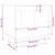 Produktbild 8 för Sängbord 2 st vit 40x30x40 cm massiv furu 