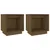 Produktbild 2 för Sängbord 2 st honungsbrun 40x30x40 cm massiv furu 