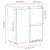 Produktbild 9 för Skänk vit 60x34x75 cm massiv furu