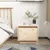 Produktbild 3 för Sängbord 2 st 35x34x32 cm massiv furu