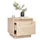 Sängbord 2 st 35x34x32 cm massiv furu