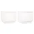 Produktbild 2 för Sängbord 2 st vit 35x34x32 cm massiv furu