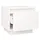 Sängbord 2 st vit 35x34x32 cm massiv furu