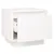 Produktbild 7 för Sängbord 2 st vit 35x34x32 cm massiv furu