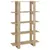 Produktbild 2 för Bokhylla/rumsavdelare sonoma-ek 100x30x160 cm 