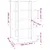 Produktbild 7 för Bokhylla/rumsavdelare sonoma-ek 100x30x160 cm 