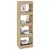 Produktbild 5 för Bokhylla/rumsavdelare sonoma-ek 40x30x135 cm