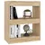 Produktbild 4 för Bokhylla/rumsavdelare sonoma-ek 60x30x72 cm